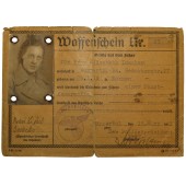 Licenza per pistola rilasciata a una donna nel Terzo Reich